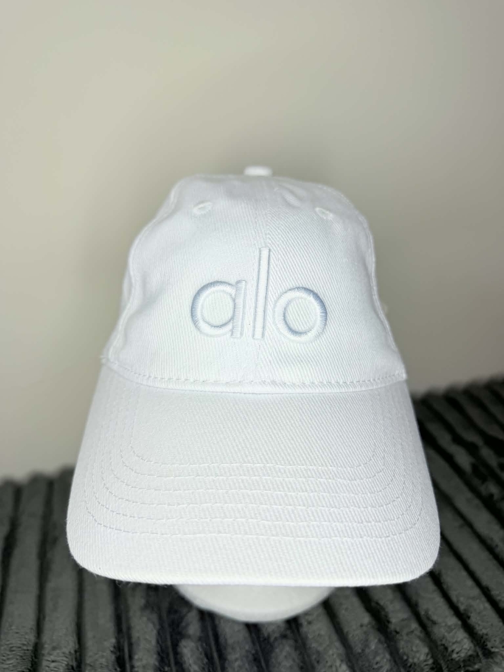 Alo Kids White Logo Baseball Cap